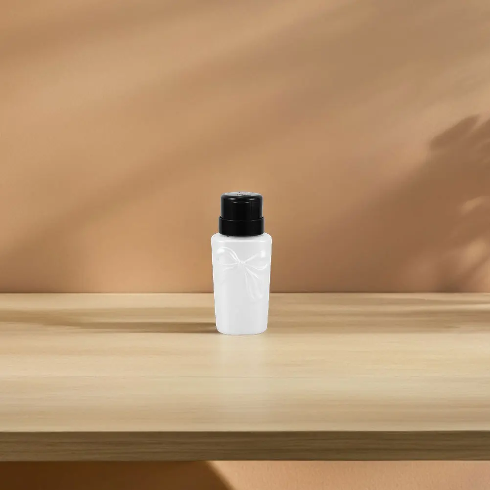 3 szt. Butelki z pompką do usuwania lakieru do paznokci, puste, zamykane, dozownik z pompką, wielokrotnego użytku, plastikowe pojemniki, narzędzie do manicure, salonu kosmetycznego, szczelne.