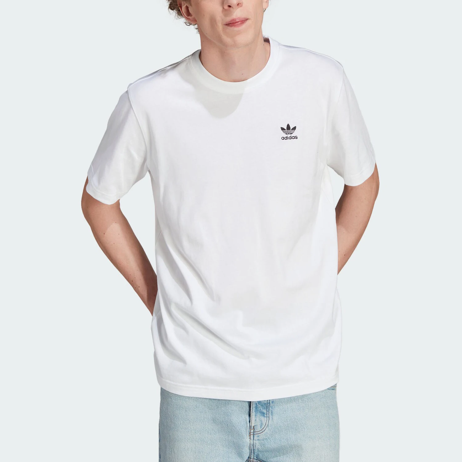 

Adidas оригинальная мужская спортивная свободная классическая футболка с коротким рукавом IM4513