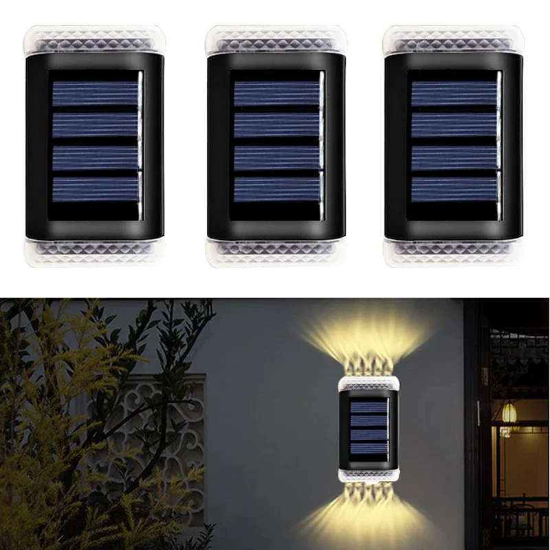 

Intelligent solar outdoor light LED waterproof, used for balcony courtyard street wall light garden outdoor solar lamp