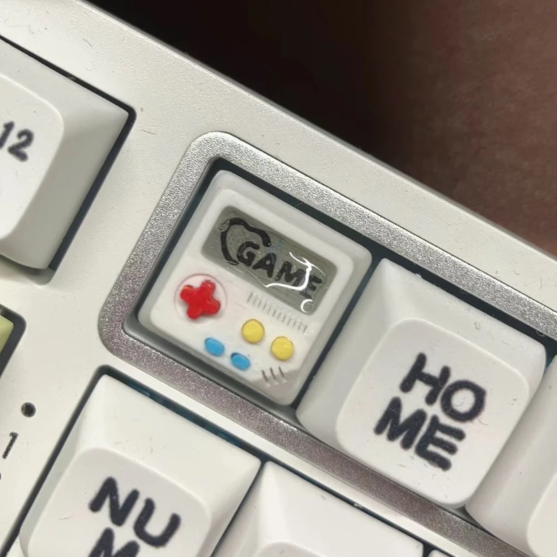 

Game Console Theme Keycaps Resin 3D Printing Personalized Keycaps Shine Through Keycaps for Mechanical Keyboards ESC Key Gifts