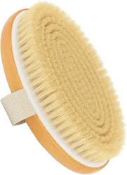 Dry Body Brushes, Exfoliating Body Scrubbers, Natural Bristles for Dry Skin, Improve Circulation, Stop Ingrown Hairs