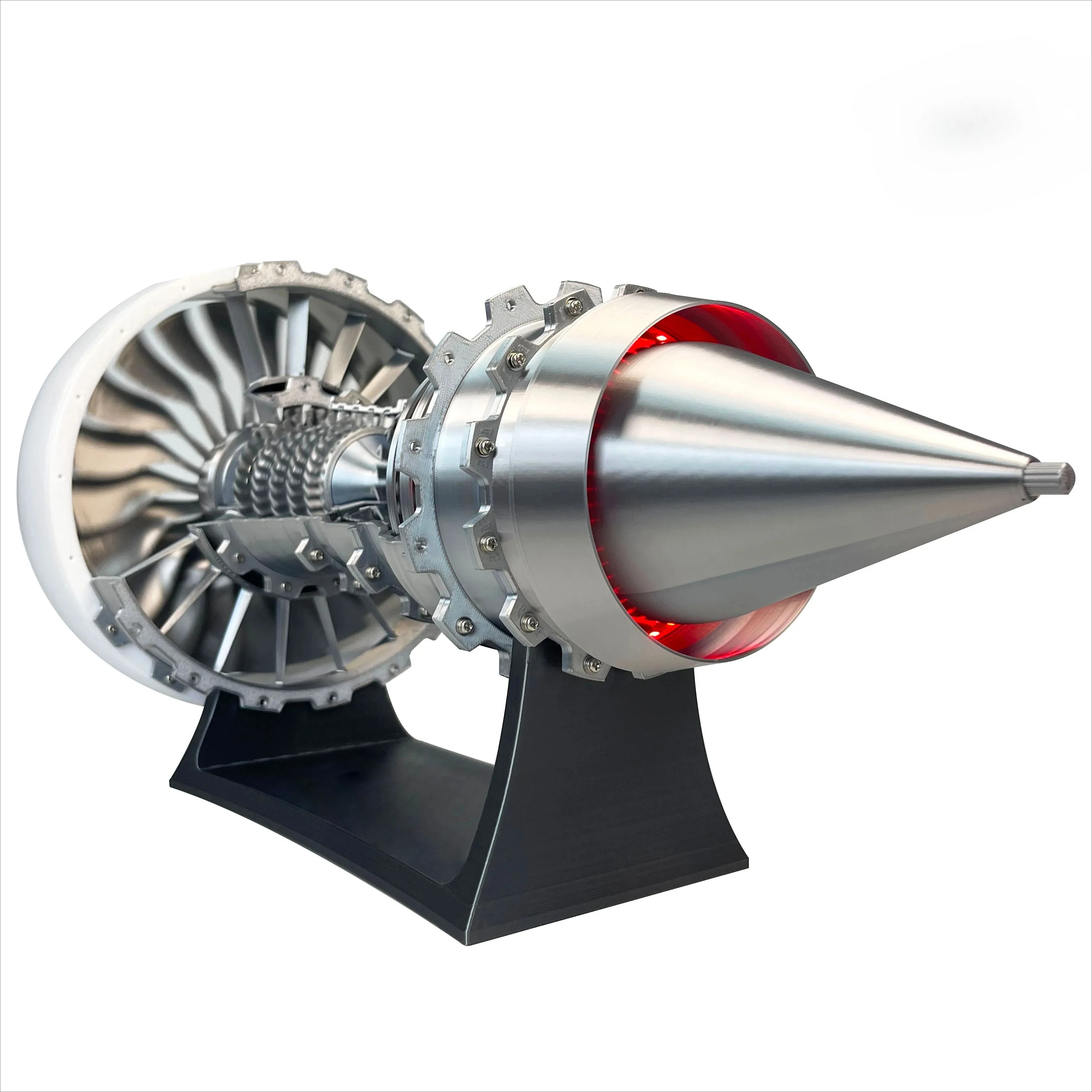 TR-900 New Upgraded Turbofan Engine Model Aviation Aircraft Engine Aircraft Engine Creative Birthday Gift DIY Assembl