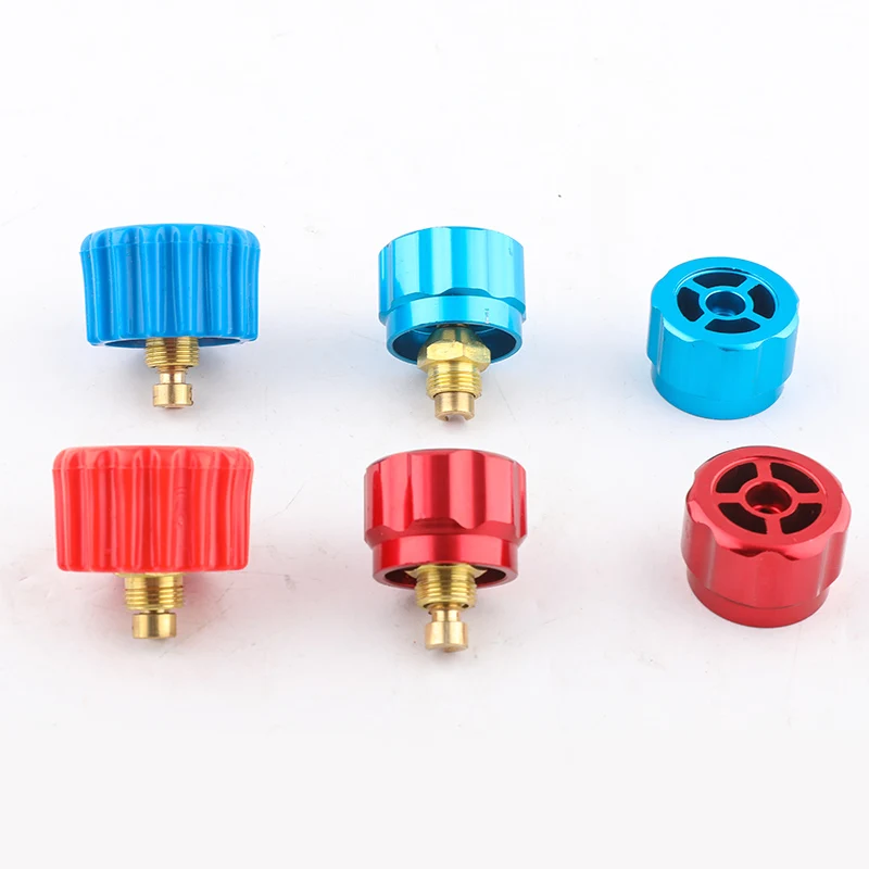 Car Household Air Conditioning with Fluorine Gauge Pressure Gauge Refrigerant Dual Gauge Valve Body Accessories Switch Assembly