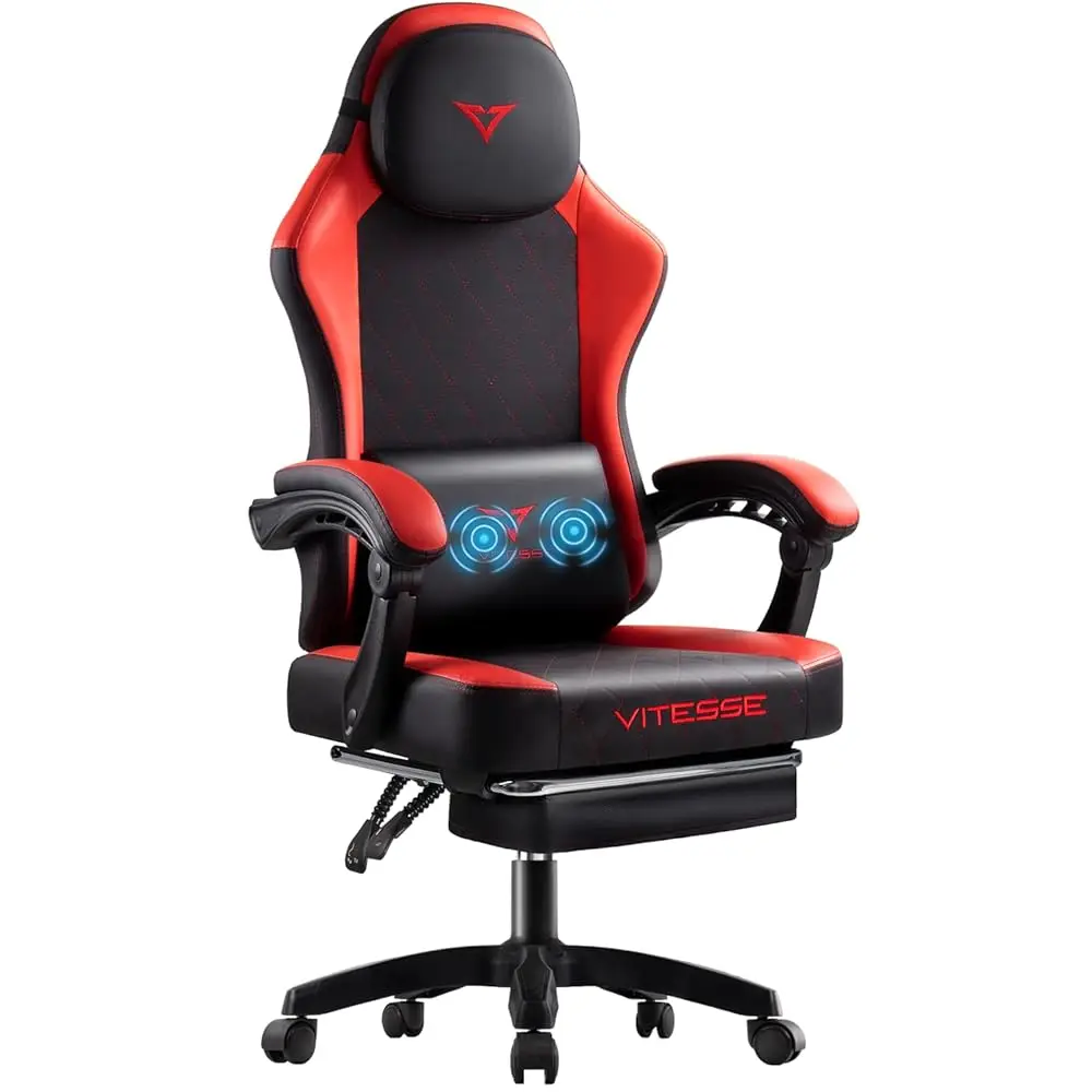 

Ergonomic Gaming Chair For Adults, 400 Lbs Pc Computer Chair, Racing Office Chair, Silla Gamer Height Adjustable Swivel Chair