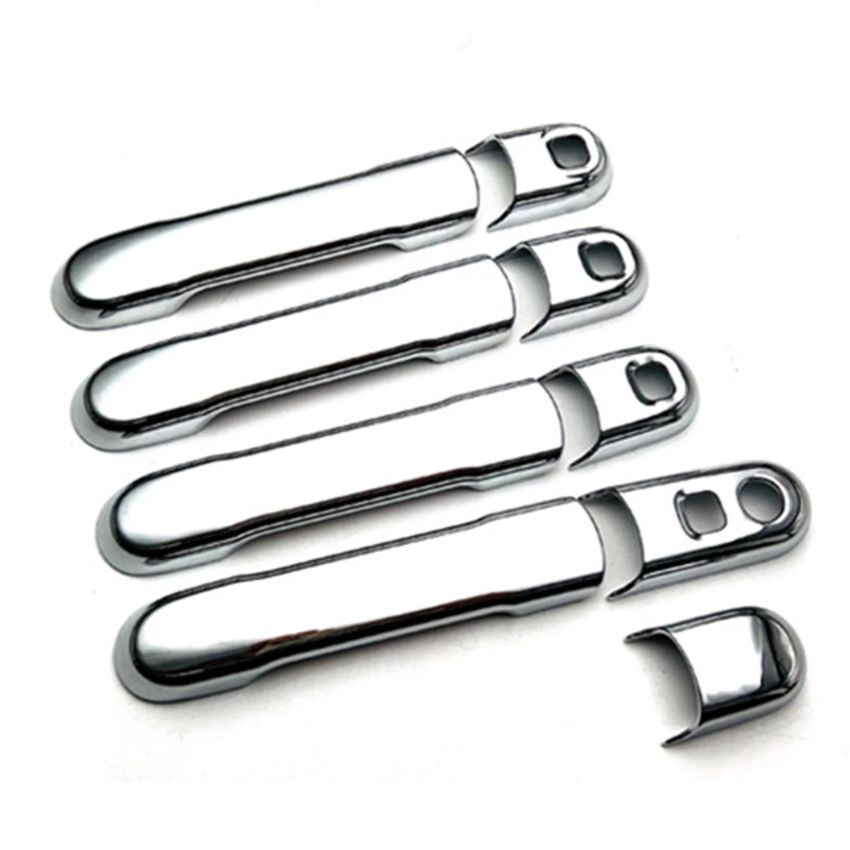 A61E-For Suzuki Solio Bandit 2021 2022 Car Chrome Door Handle Cover Trim Decorative Sticker Exterior Accessories,A