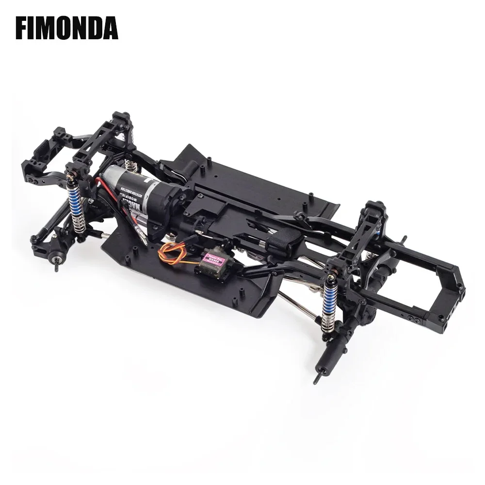 313mm Wheelbase RC Crawler Chassis Frame Builders Kit with 2-Speed Transmission 35T 550 Motor for  TRX4 D90 DIY Upgrade