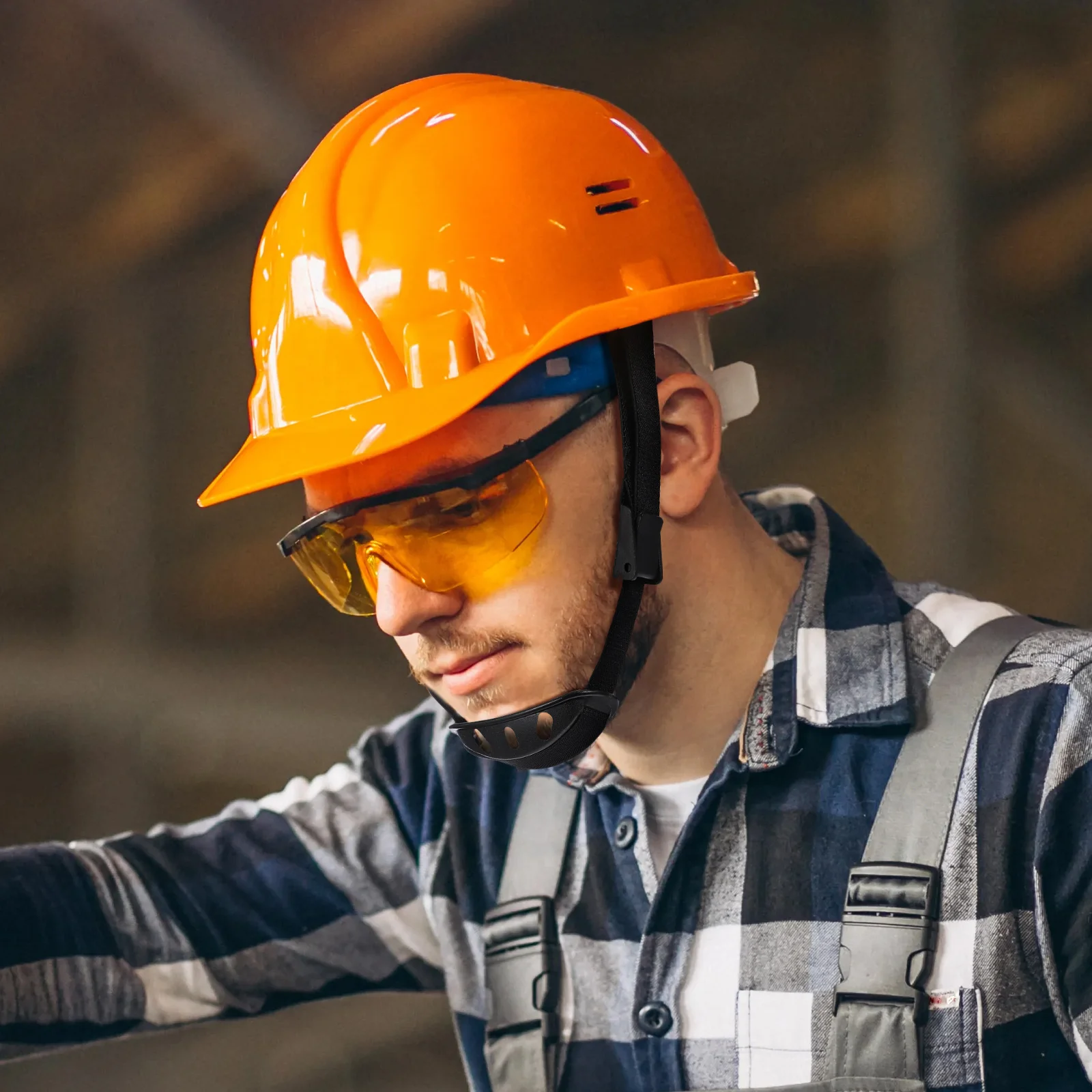 

Hard Hat Chin Strap Universal Anti-Wear Polyester Plastic Construction Safety Gear Chin Strap Supplies Supply