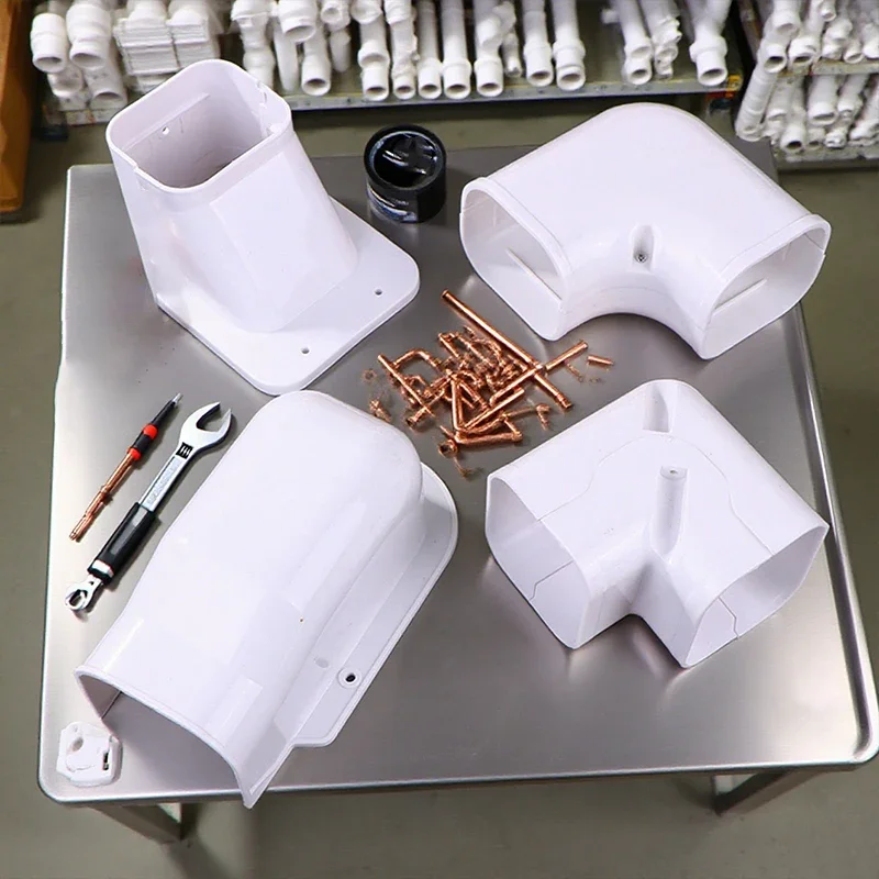 

Декоративная крышка трубы из ПВХ для разделенной и защиты центрального кондиционирования.