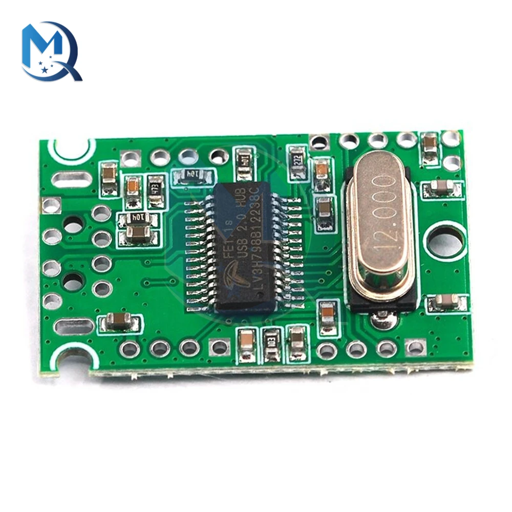 Industrial-grade USB2.0 expansion module HUB hub 1 minute 4 1 drag 4 interface adapter development board free drive