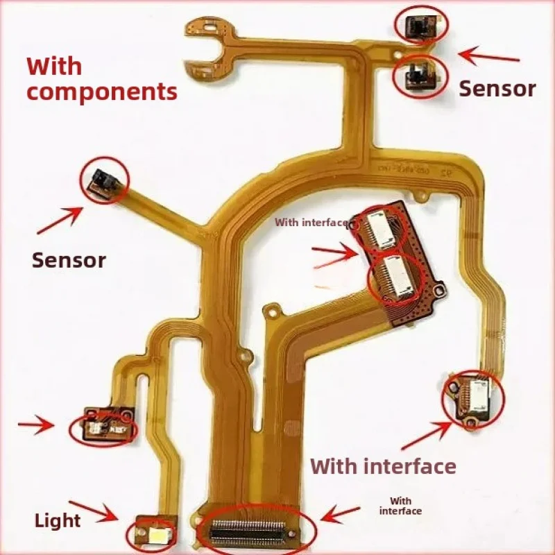 

for Canon G10, G11 and G12 lens ribbon cables with jacks and sensors