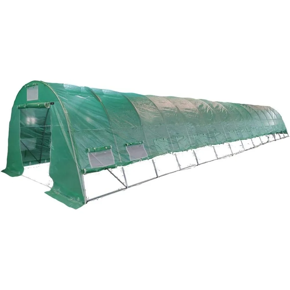 Greenhouse , Heavy Duty Hothouse Nursery,Large Walk-in Tunnel Design Greenhouses for Outdoor,Upgraded Frame