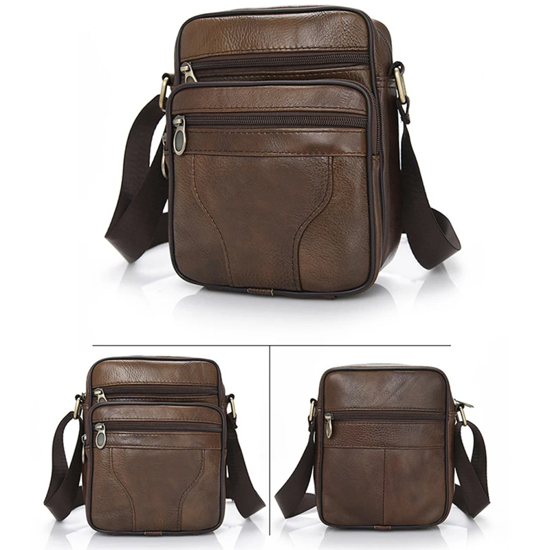 Men Messenger Bags Fashion Business Cowhide Shoulder Bags For Men Genuine Leather Bags High Capacity Handbags 2023 New