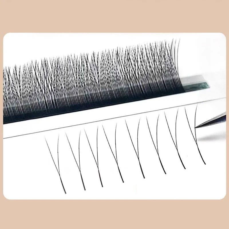 MARIA 2D Y Shape Eyelashes Hand Premium 2D lashes Soft Light Natural Lashes Extension Supplies Makeup Mesh Net Cross Lash