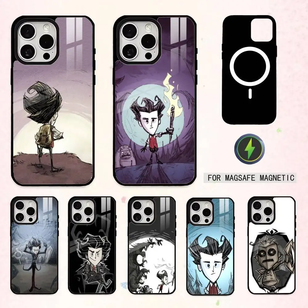

D-Don T G-Game S-Starve Phone Case For iPhone17,16,15,14,13,12,11 Plus,Pro Max Magnetic For Magsafe Wireless Charging