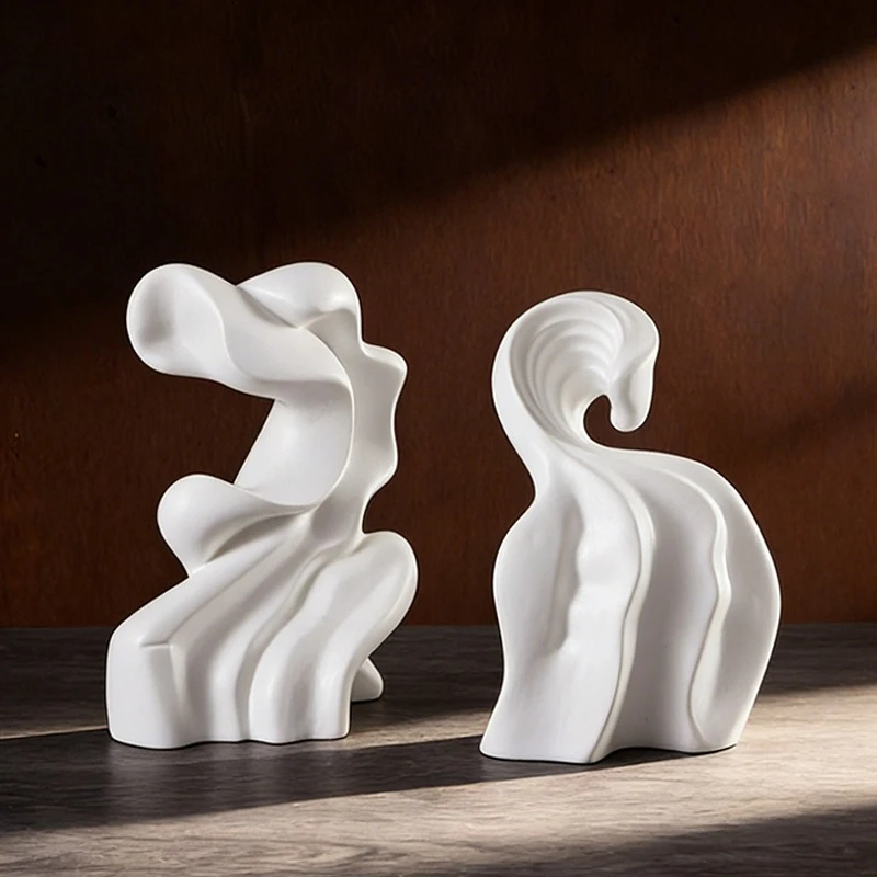 irregular-abstract-ceramic-sculpture-wrinkled-ribbon-ceramic-handicrafts-decorative-figurines-home-decoration-accessories