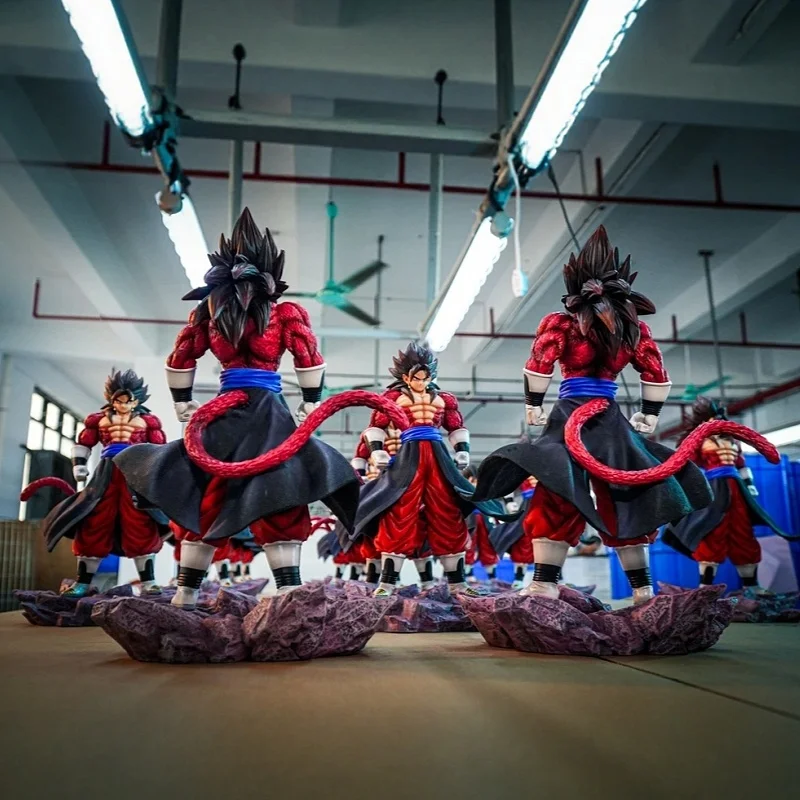 [Jt Toys] EN STOCK Dragon Ball Anime Toy Super Four Vegeta Iv 35cm pintado a mano Gk figura modelo ornamento colección regalo