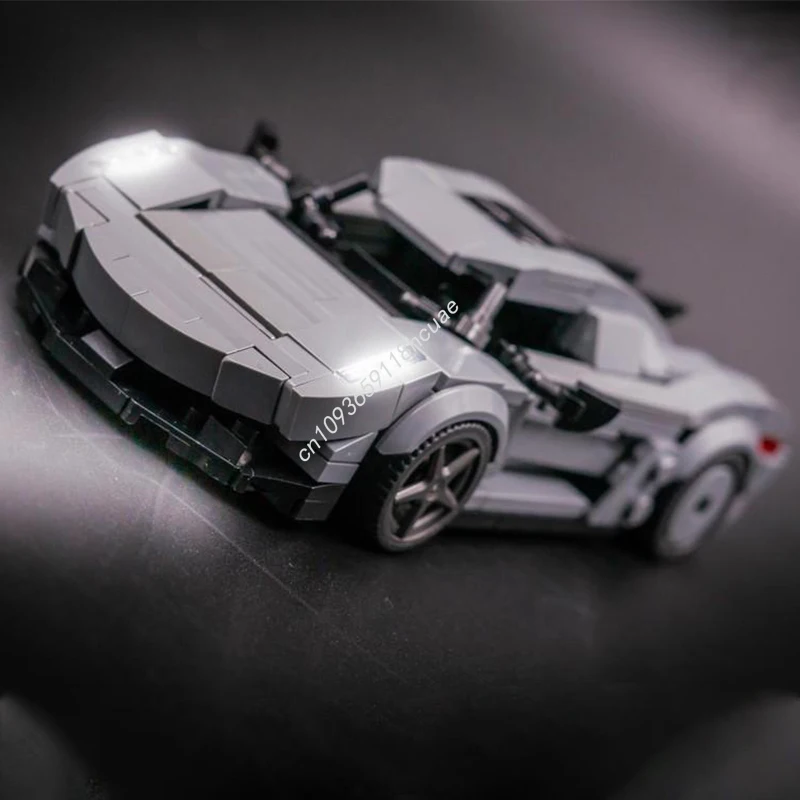 

284 шт. MOC Jesko Absolut City Champions суперкар модель строительные блоки DIY дети собрать идея развивающие игрушки рождественские подарки