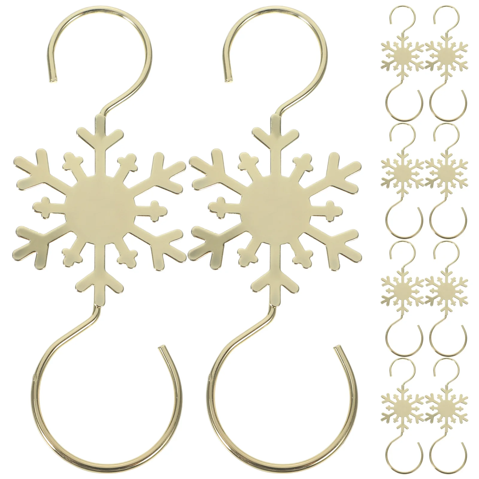 

10Pcs Christmas Hanging Hooks Metal Heavy Duty Stocking Holders Xmas Ornament Hangers for Festive Decor Hanging Hooks