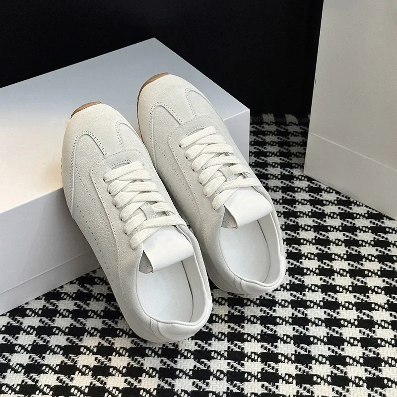 Suede Casual Loafers, Walking Shoes, Women's Training Shoes, Fashionable And Versatile_vogvips.com