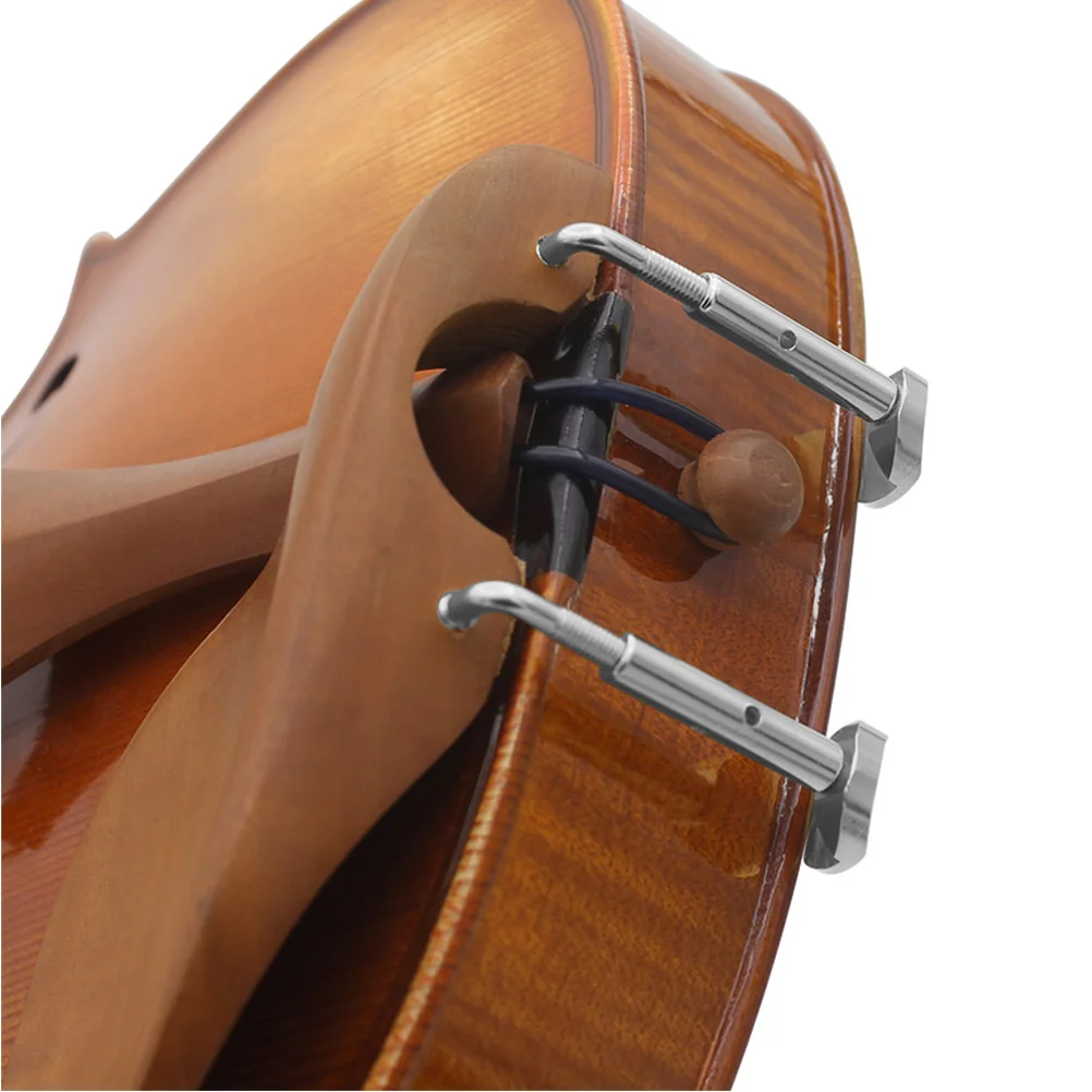 2pcs Chin Rest Screw For Violin Brass Chinrest Screws Rust-Proof Durable Adjustment Tool Violin Parts Accessory