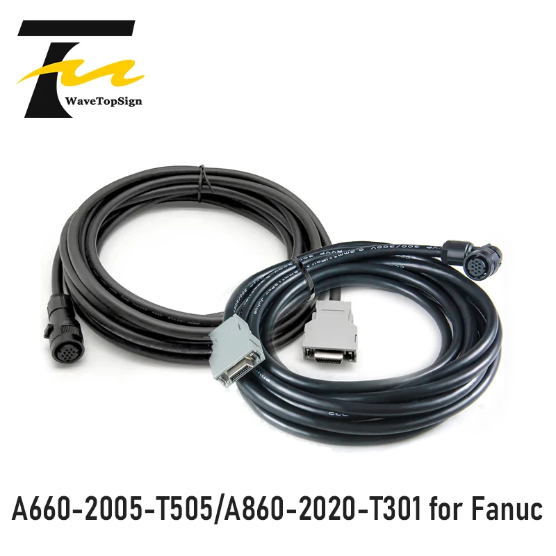 WaveTopSign Servo Motor Encoder Cable A660-2005-T505 A660-2005-T506 A860-2020-T301 3M 5M 8M 10M 15M for fANUC