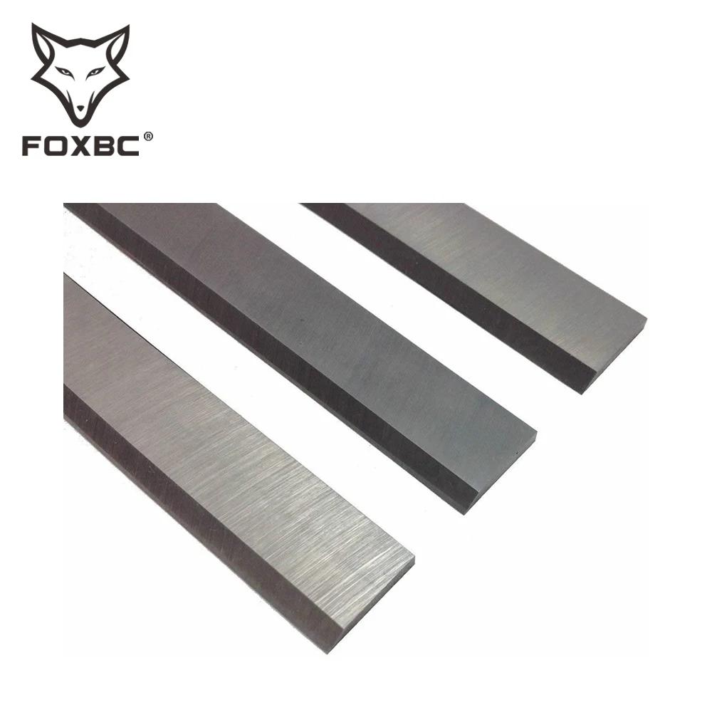 FOXBC 382x25x3mm HSS Planer Blades For Grizzly G0453 G0453P G1021 G6701, Delta 22 677 DC 380,  JET 708529G Parts Tool -Set of 3