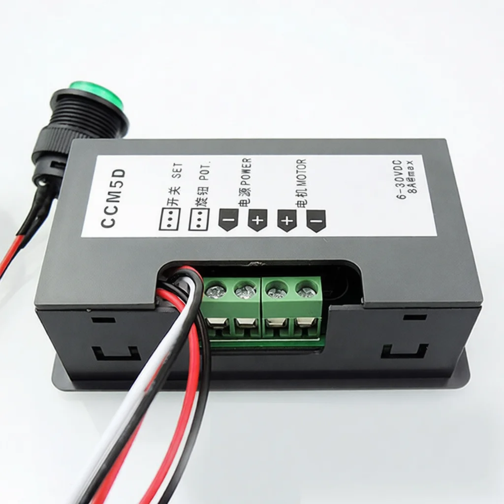 Adjustable PWM DC Motor Speed Controller Digital Display 6V 12V 24V Variable Control Module For Household Fan Conveyor Belt