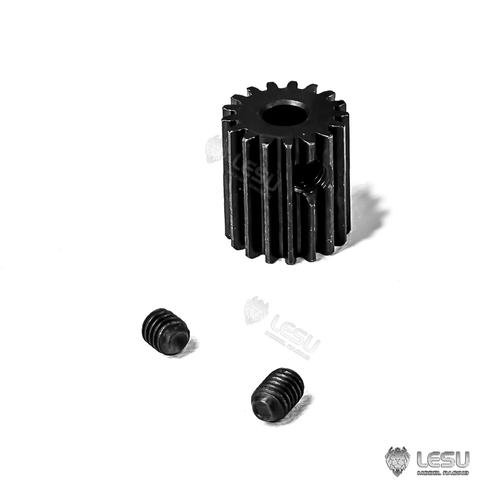 RC Part LESU 17T Metal Motor Gear for 1/14 DIY RC Truck Dump F-5016-A F-5016-B F-5011 F-5017 F-5010 F-5023-1-14 RA-D0013 Gearbox