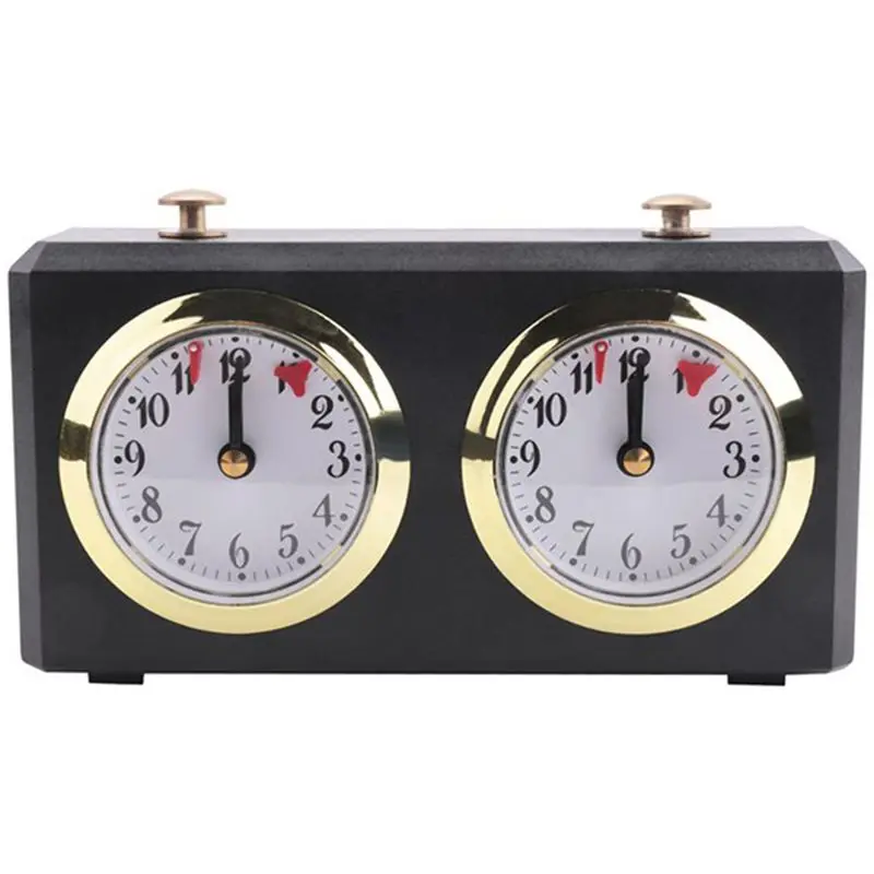 

1 Piece Chess Clock Timer Fashion Chess Clock Mechanical International Chess Game Timer Black ABS