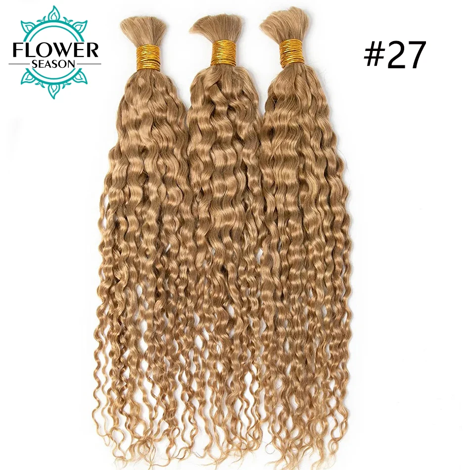 Cabelo humano em massa para trança encaracolado solto trança profunda extensões de cabelo cor 30 4 cabelo humano em massa para tranças duplo desenhado