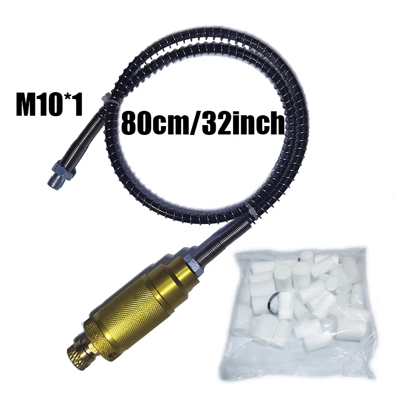 Hand Pump Filter Water Oil Separator M10*1 High Pressure Air Filtering Accessories