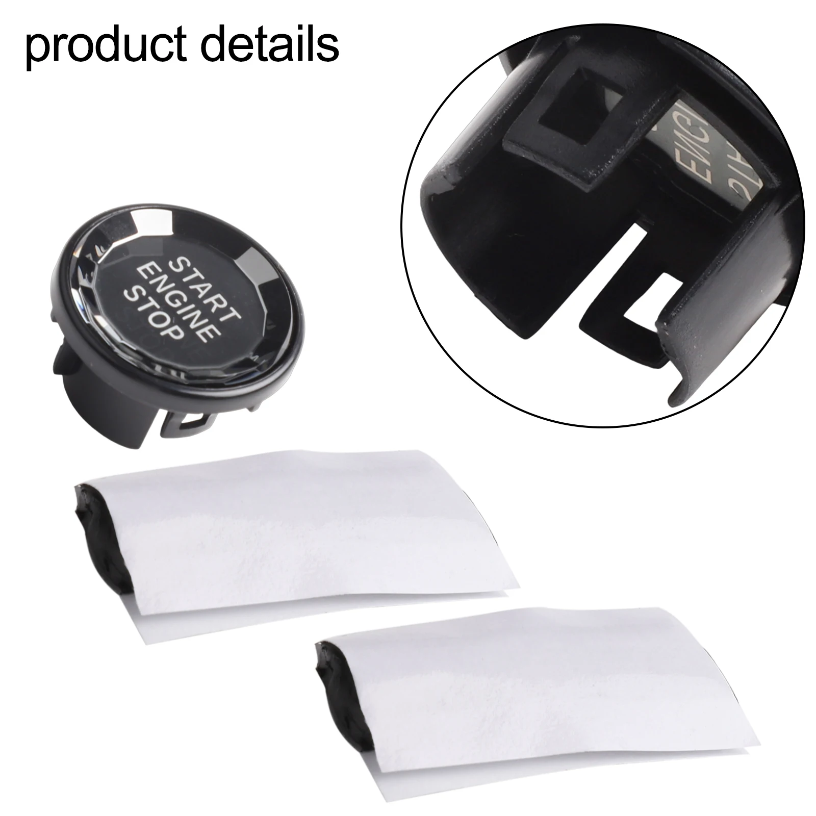 Direct Replacement Car Maintenance Engine Button Knob Car Knob Switch Premium Materials Rigorous Testing Seamless Fit