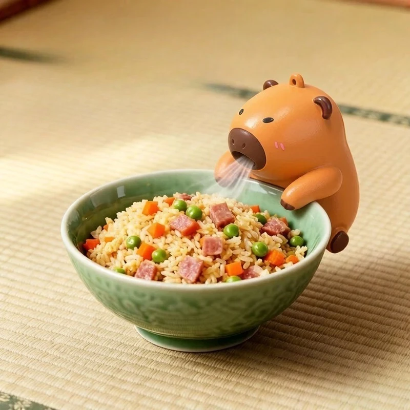 Cartoon Animal USB Cooling Fan Portable Hanging Cup Desktop Ornament Mini Rechargeable Wind Toy For Food Cooling Carry Decor