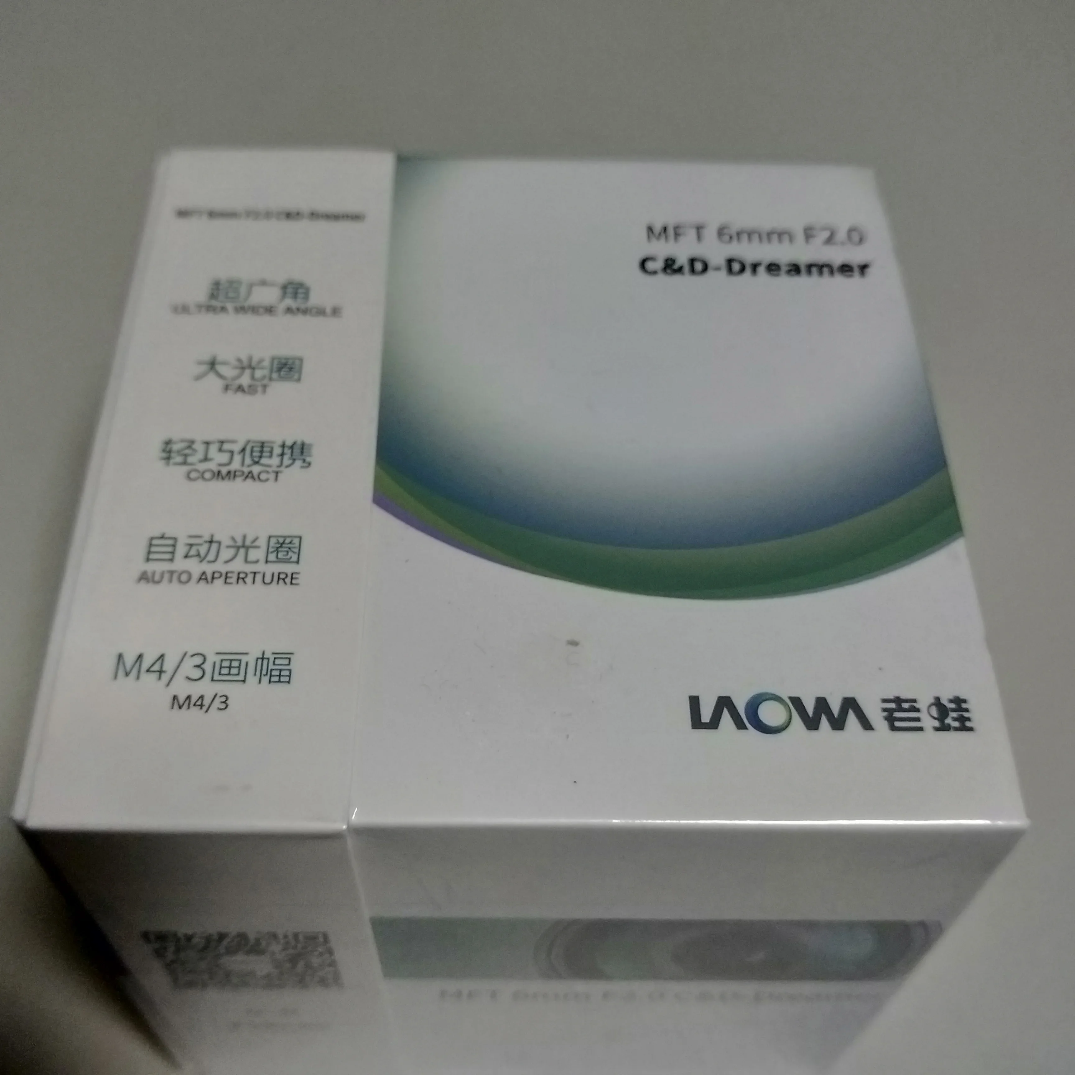 Venus Optics Laowa 6mm f/2 Zero-D عدسة واسعة للغاية بزاوية واسعة للغاية فتحة تلقائية تركيز يدوي لـ Micro 4/3