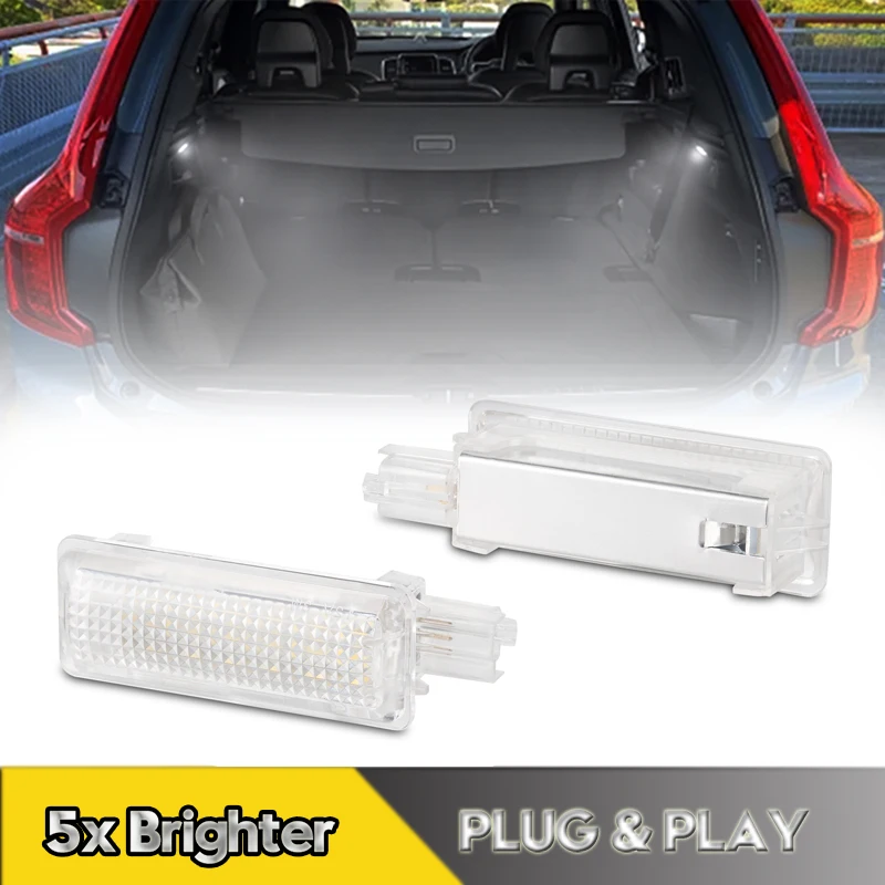 

2xFor Ford Focus Kuga Mustang LED Cargo Trunk Light Luggage Compartment Lamps Edge Escape Fusion Lincoln MKS MKZ MKC Continental