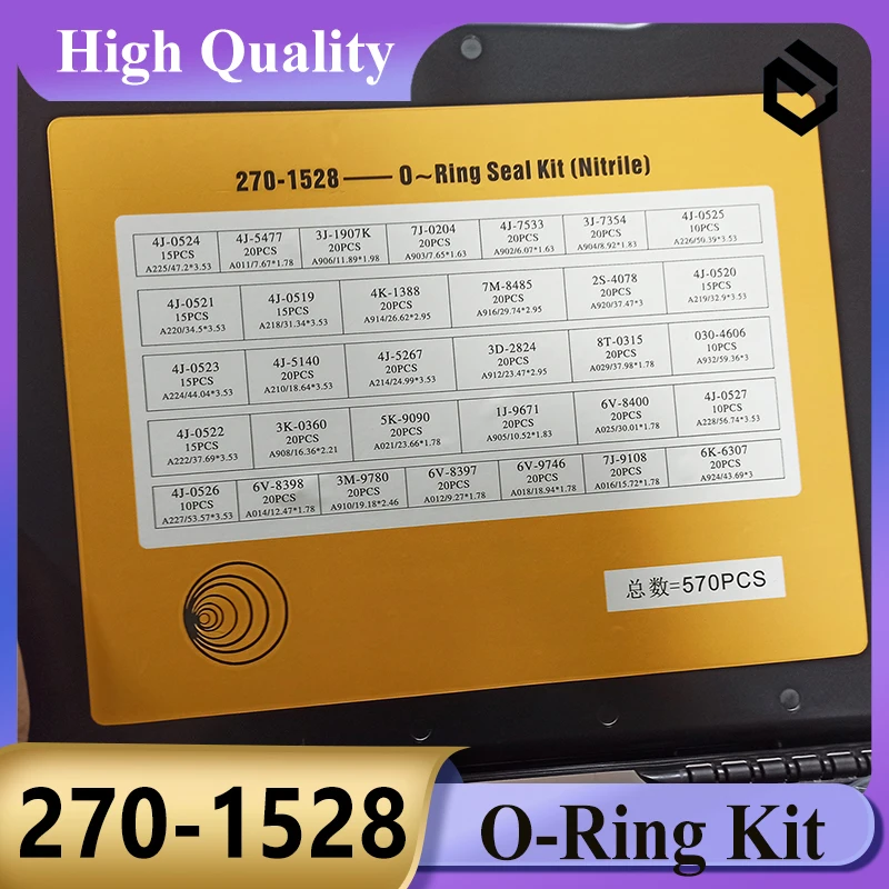 270-1528 O-Ring Kit Seal Kit 2701528 O-ring Box for CAT Caterpillar Excavator Parts