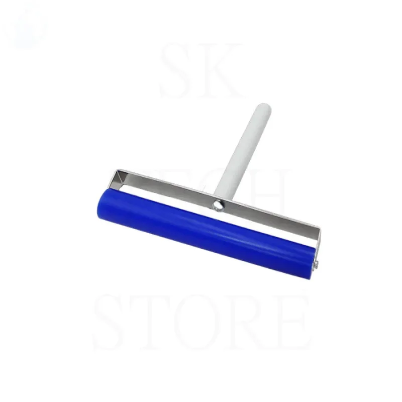 Alat Rol Laptop Ponsel Layar Kaca Depan Perbaikan Laptop Ukuran Besar Rol Silikon 15Cm Rol Biru Antistatis Kualitas Tinggi