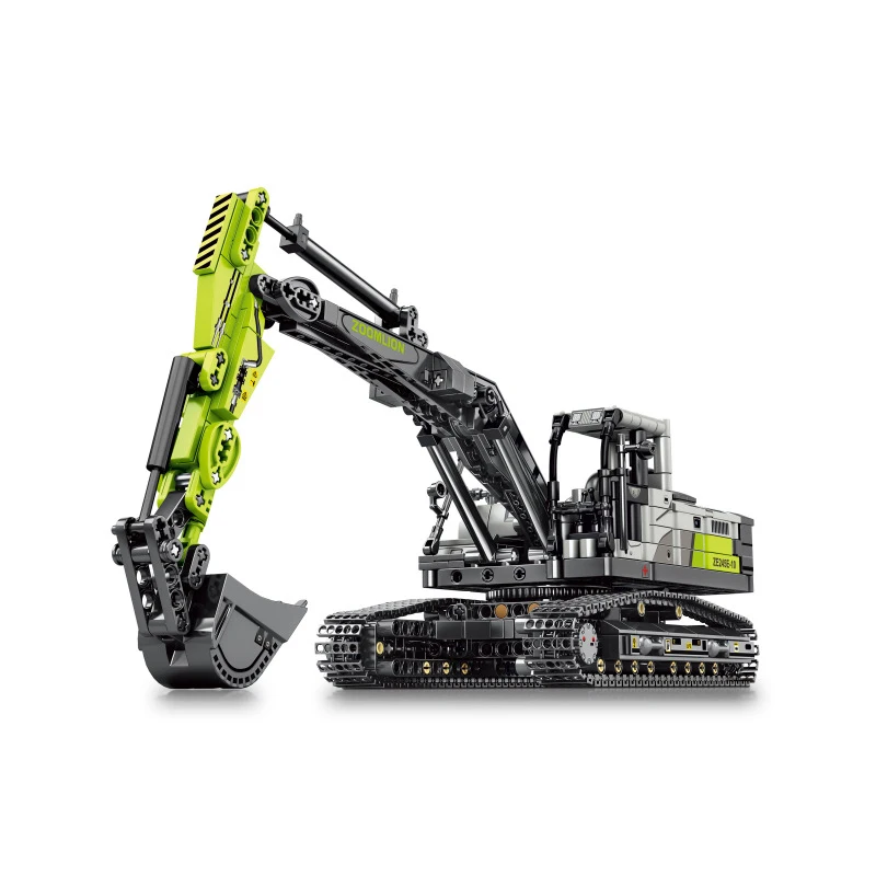 2023 City Building Engineering Crane Excavator Concrete Mixer Model Forklift Loader Car DIY Sets Assembly Bricks Kids Toys Gifts