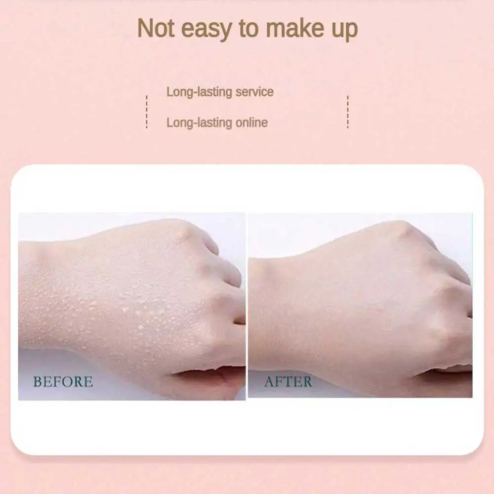 BB CC Air Cushion Base Foundation with Mushroom Head Moisturizing Hydrating Concealer Brighten Skin Tone Oil-control Makeup