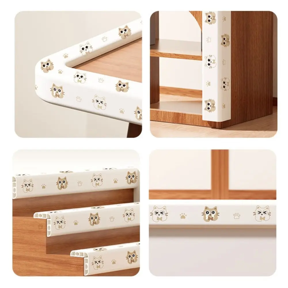 2m Desk Edge Guard Strip Cartoon Pattern Safety Anti Collision Cushion Self Adhesive PVC Wall Corner Protector