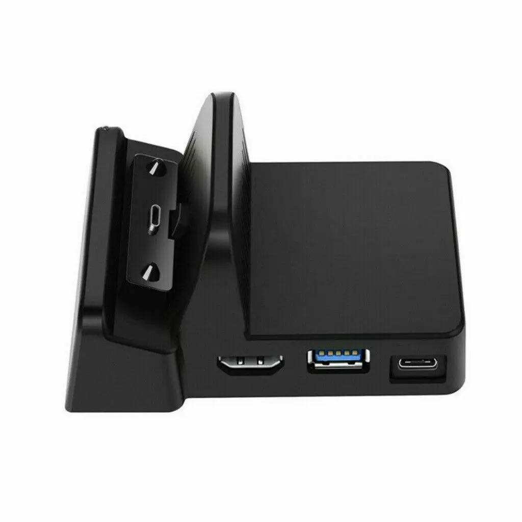 Dock TV Docking Station per Switch modello OLED, adattatore TV da viaggio HDMI 4K/1080P supporto di ricarica portatile, con porta USB 3.0 Extra