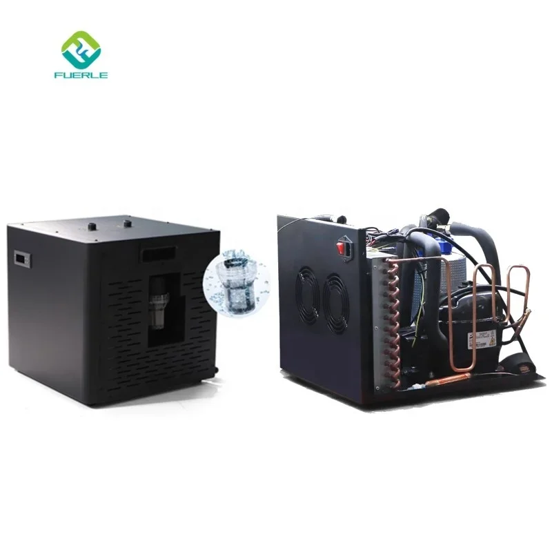 Custom Water Chiller Cool Down To 40F 0.3Hp 110v/60hz Or 220v/50hz Portable Ice Bath With Chiller