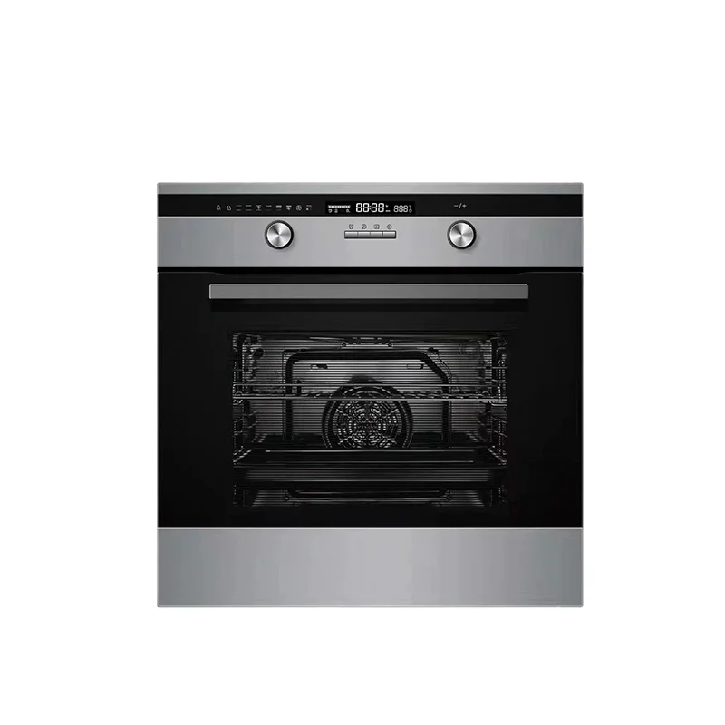 Smart Built-in Gas Oven with Timer & Safety Lock Energy Efficient Large Capacity Appliance for Modern Integrated Kitchen Cabinet
