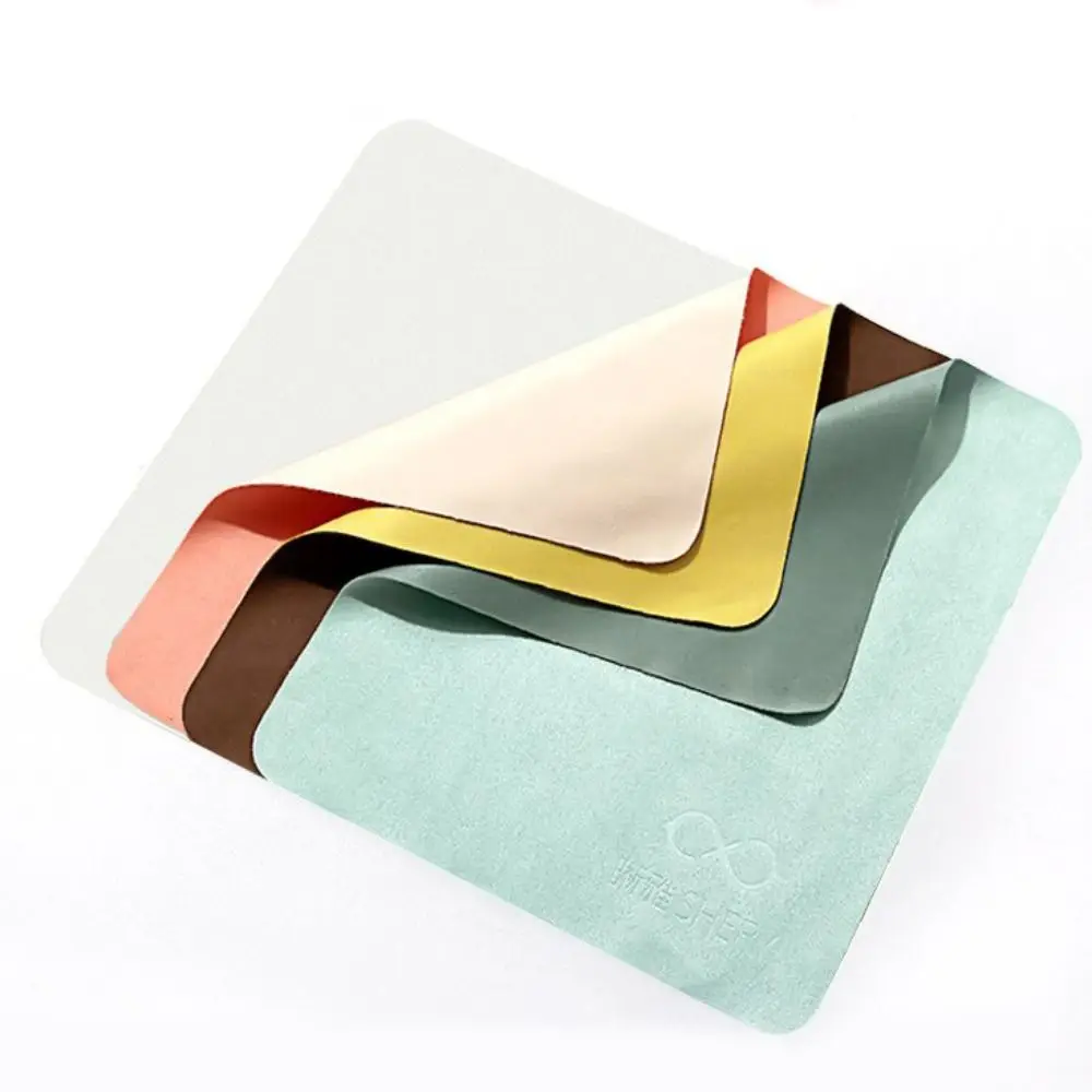 5/10 шт., аксессуары для очков, очиститель для очков, многоцветная ткань из микрофибры из сверхтонкого волокна, замшевая ткань для чистки линз