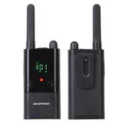 1OR 2 PCS Baofeng BF-T9 Smart Mini PMR/FRS UHF462-467MHz License-Free Environmental Protection Low Radiation Walkie Talkie