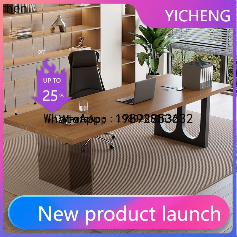 

X8 acrylic suspended solid wood office desk workbench office computer desk and chair home accessories