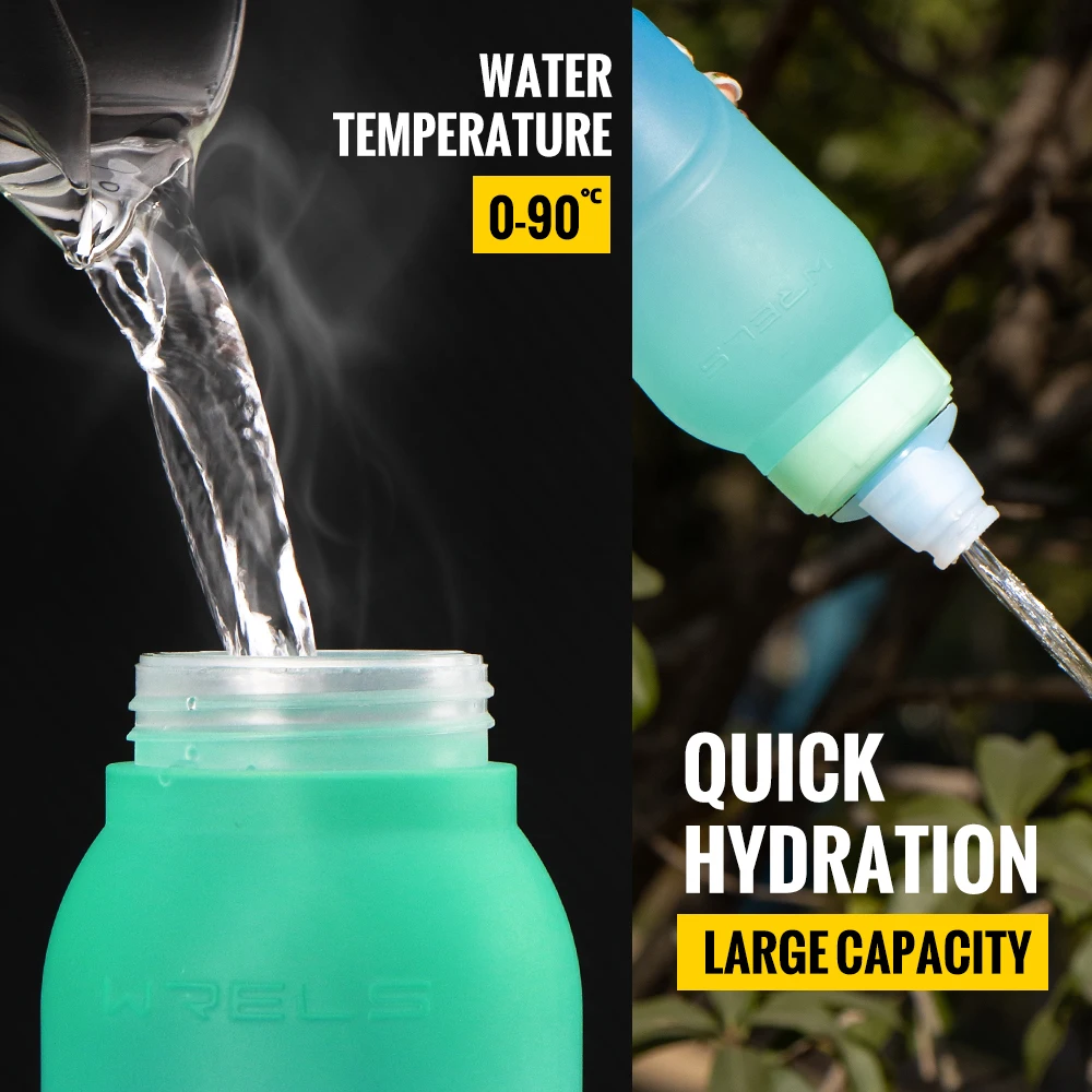 WRELS Botol Air Olahraga Ultra - Water Bottle Collapsible ulasan dan harga