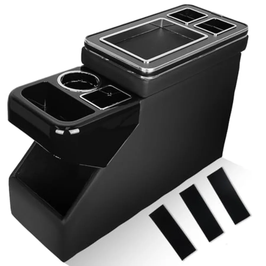 

Универсальный органайзер для центральной консоли для VW T5 T6, Peugeot Traveller, Mercedes, Opel, Toyota - черный ящик для хранения с выдвижным отделением