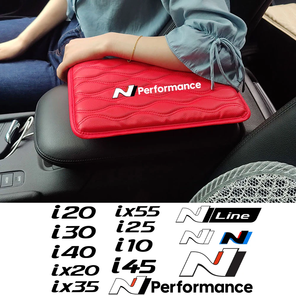 Car Centre Armrest Mat For Hyundai Nline Performance i10 i25 i20 i30 N line i40 i45 ix55 ix20 ix35 Dust-proof Protective Cushion