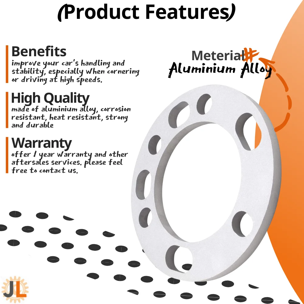 12mm Universal Wheel Spacers Bolts Pattern 5x5.5\